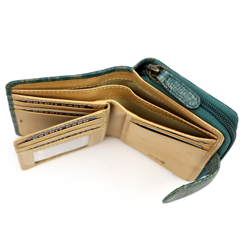 Mato Grosso pionowy duży damski portfel skóra naturalna portmonetka RFID