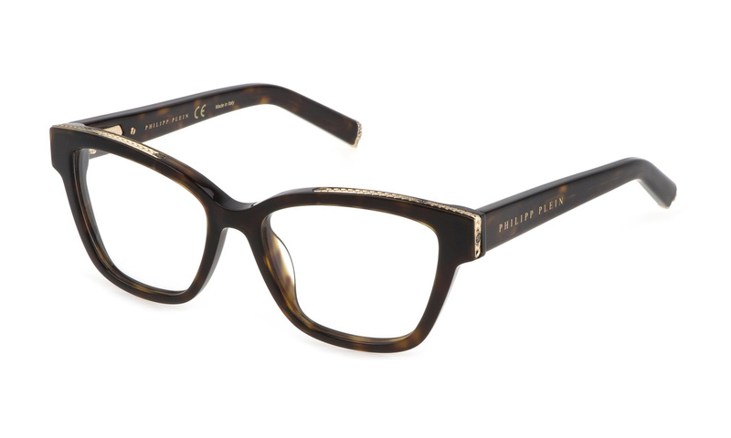 Okulary PHILIPP PLEIN VPP034S530722. Okulary korekcyjne, Kolor brązowy. Kobieta.