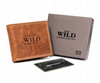 Skórzany męski portfel Wild N0035-CHM RFID