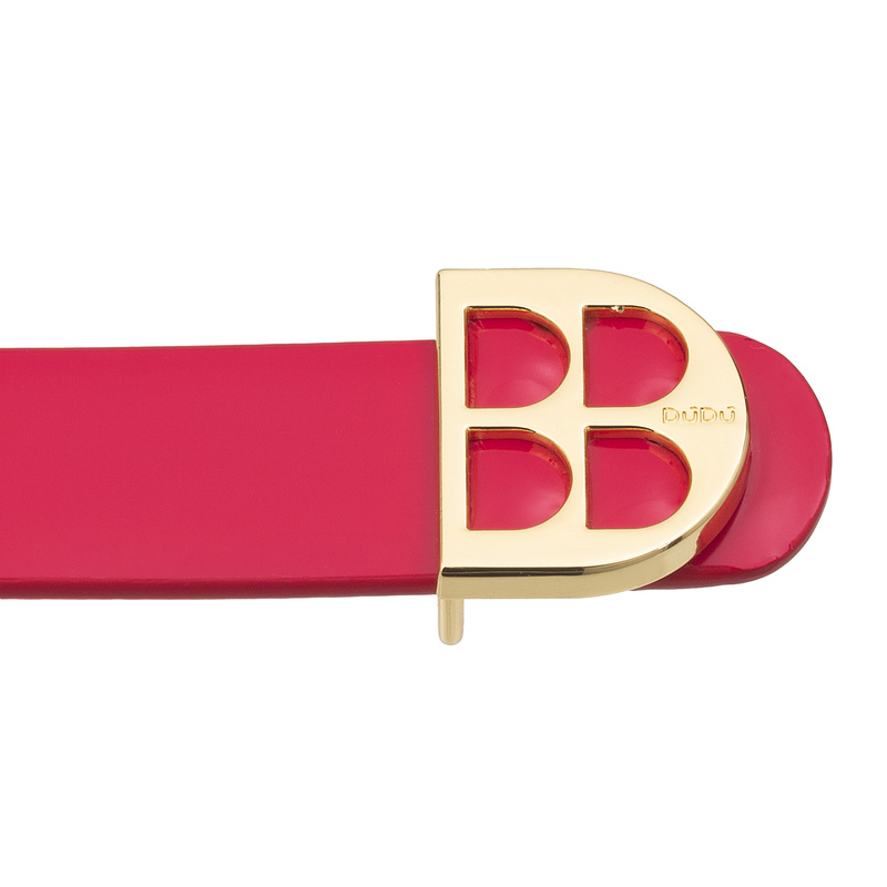 DuDu stylowy damski pasek do spodni skóra naturalna dwustronny