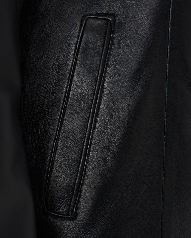 Bukowski damska kurtka skórzana casual zapinana na suwak