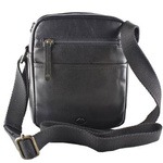 EL FORREST Saszetka męska skóra naturalna torba na ramię z kieszeniami