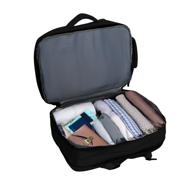 Plecak podróżny do samolotu Ryanair Wizzair lekki FV06 Noa czarny