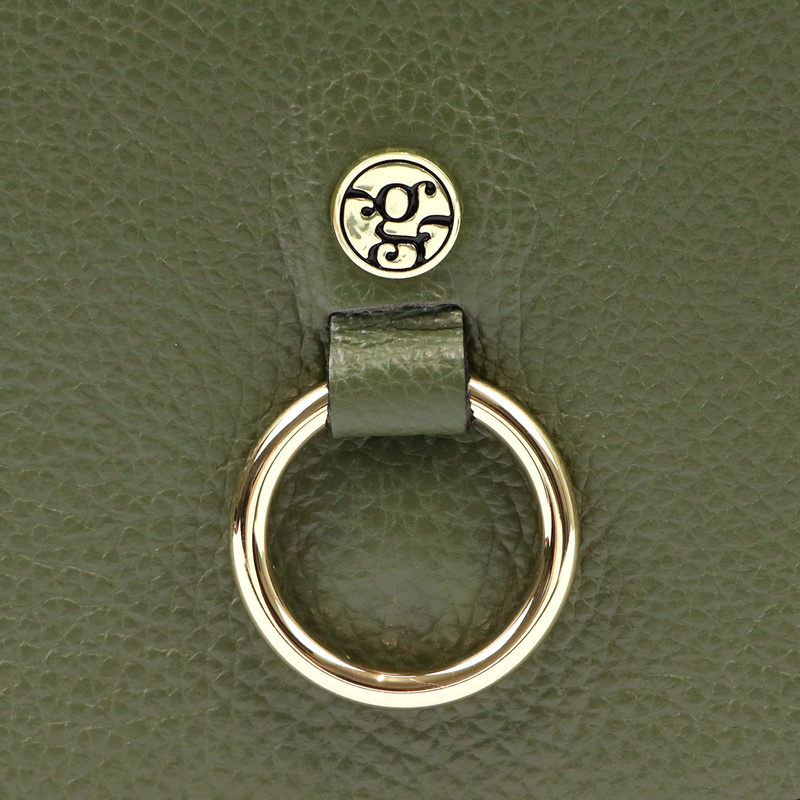 Gregorio skórzana damska listonoszka torebka zamykana klapą na magnes