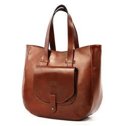 Torebka skórzana na ramię duża damska shopperbag