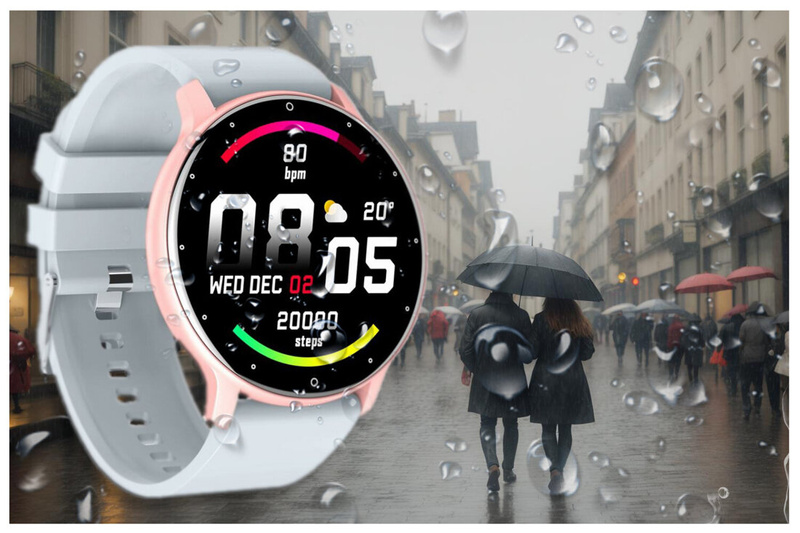 SMARTWATCH UNISEX GRAVITY GT1-9 - PULSOMETR, WŁASNE TARCZE (sg015i)