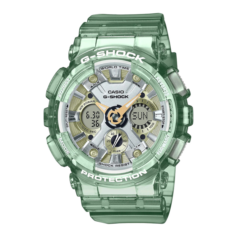 Zegarek CASIO GMAS120GS3AER. Kwarcowy, Kolor czerwony. Unisex.