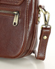 Torebka skórzana crossbody bag MAZZINI VERONA - brąz