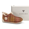 Kapcie damskie OXFORD Tartan czerwone
