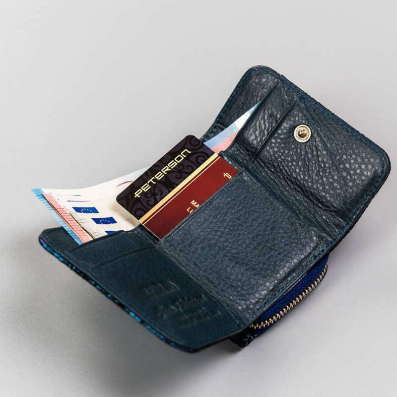 Skórzany damski portfel Peterson PTN 423229-ONBF