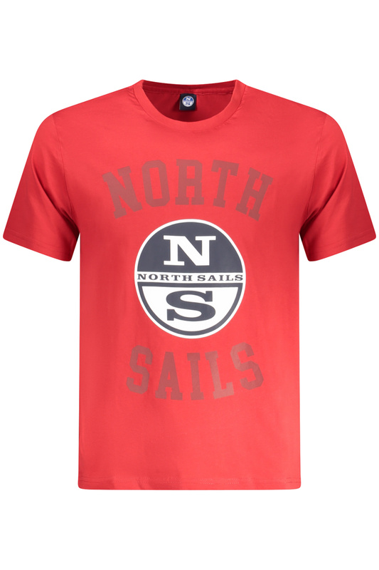 NORTH SAILS MĘSKA KOSZULKA Z KRÓTKIM RĘKAWEM CZERWONA