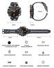 SMARTWATCH MĘSKI GRAVITY GT20-3 - AMOLED, DODATKOWY PASEK (sg024c)