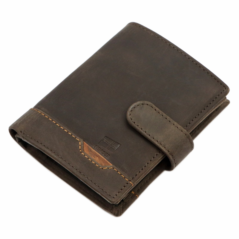 Skórzany męski portfel Nordee HJORT N4L