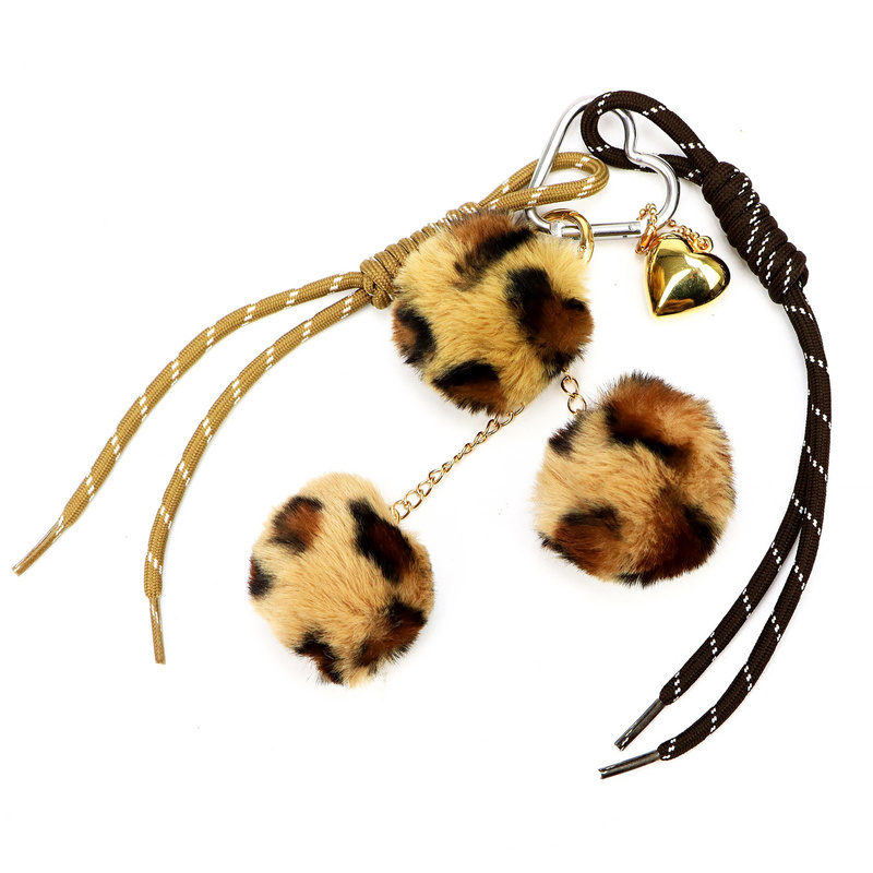 Florence damski brelok do torebki zawieszka do kluczy wzór panterka