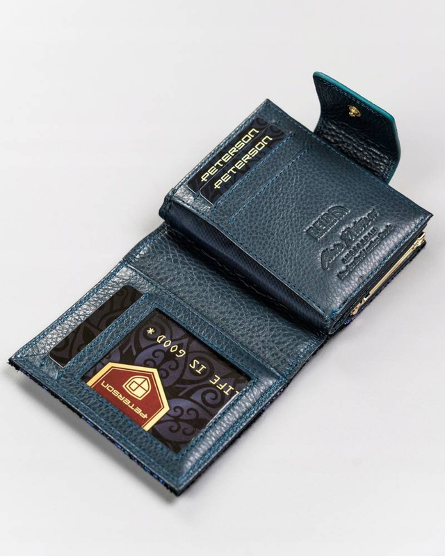 Skórzany damski portfel Peterson PTN 42329-ONBF