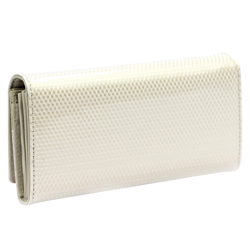 Lakierowany damski skórzany portfel marki Gregorio