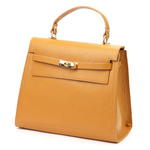 Luka damski skórzany kuferek torebka na ramię z paskiem z kieszenią