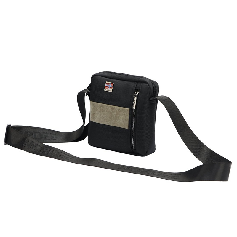 Nordee saszetka męska na ramię torba miejska z kieszeniami przez ramię