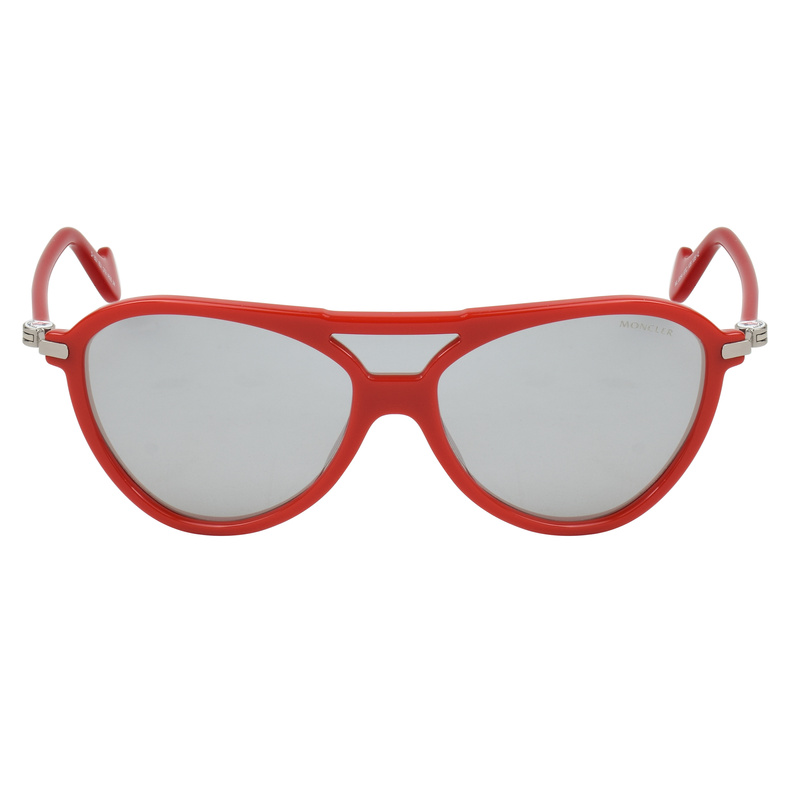 Okulary MONCLER ML0054-67C. Okulary przeciwsłoneczne, Kolor czerwony. Unisex.