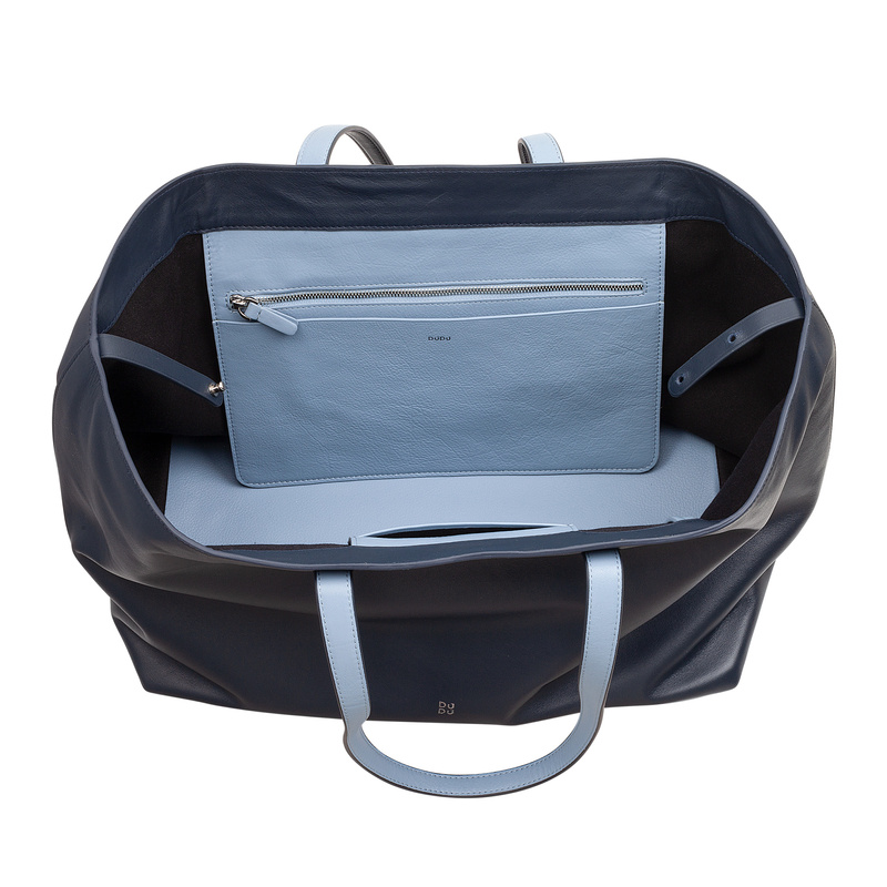 Skórzana shopperbag na ramię torebka na ramię DUDU