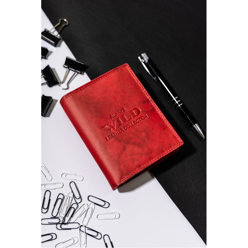 Skórzany męski portfel Wild N4-CHM-NL RFID