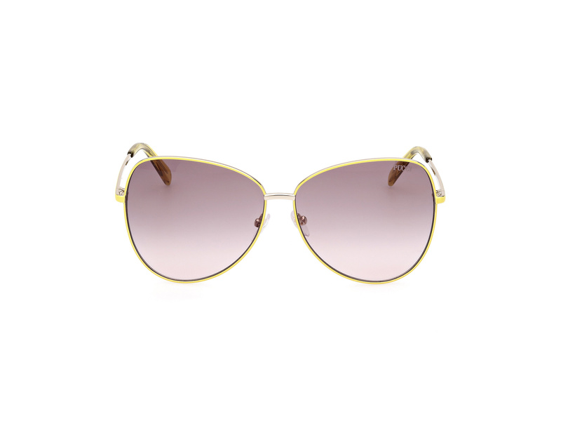 Okulary EMILIO PUCCI EP0207-6141F. Okulary przeciwsłoneczne, Kolor żółty. Kobieta.