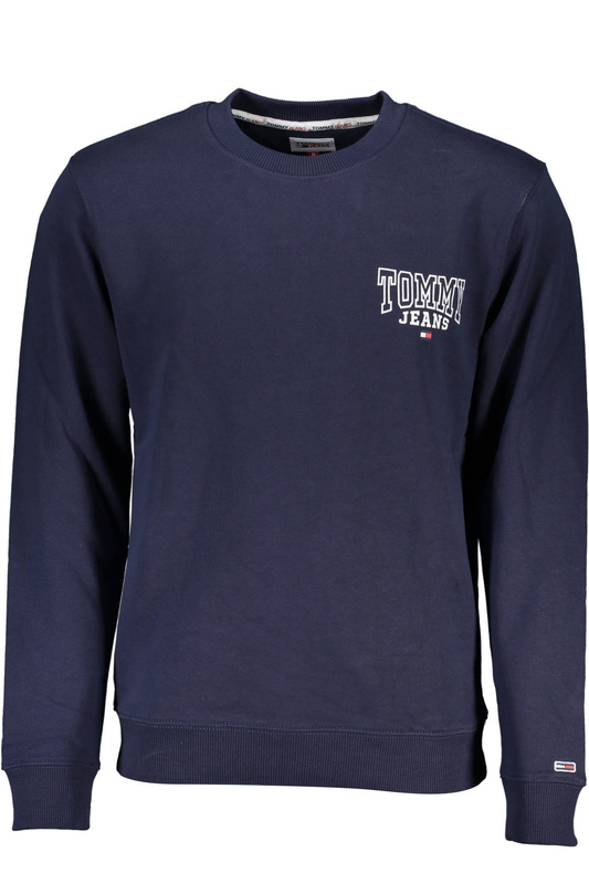 NIEBIESKA BLUZA MĘSKA TOMMY HILFIGER BEZ ZAMKA