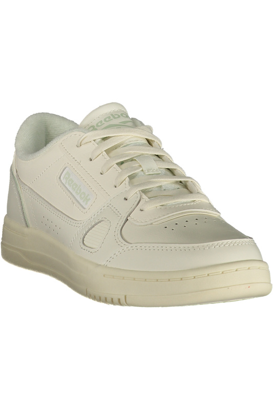 Białe sneakersy damskie REEBOK 100271602COURTLXS – zielone detale