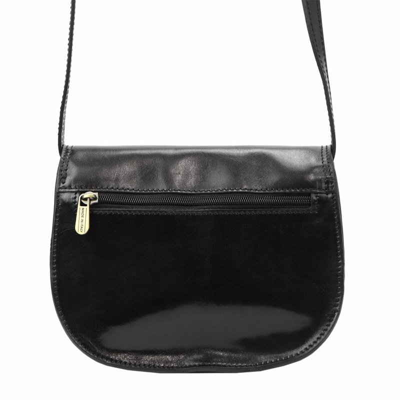 Florence Skórzana damska listonoszka przez ramię dwie komory kieszenie