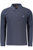 TIMBERLAND M�SKA KOSZULKA POLO Z D�UGIM R�KAWEM, NIEBIESKA