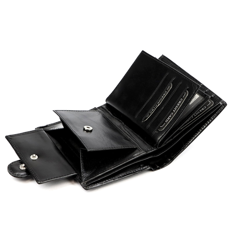 Skórzany męski portfel Cavaldi 0800L-P-BS RFID