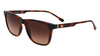 Okulary LACOSTE L6041S-214. Okulary przeciwsłoneczne, Kolor brązowy. Mężczyzna.