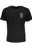 NIEBIESKI T-SHIRT MĘSKI Z KRÓTKIM RĘKAWEM BIKKEMBERGS