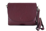 Torebka listonoszka damska - Barberini's  Bordowa