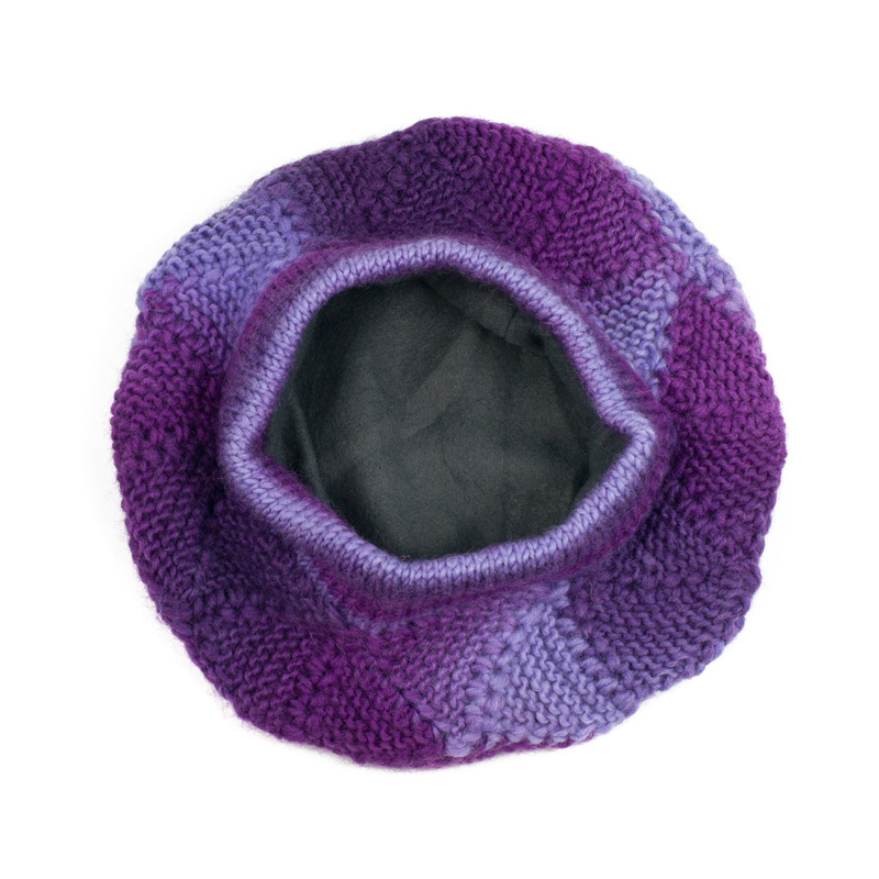 Beret Kolorowa Wełna