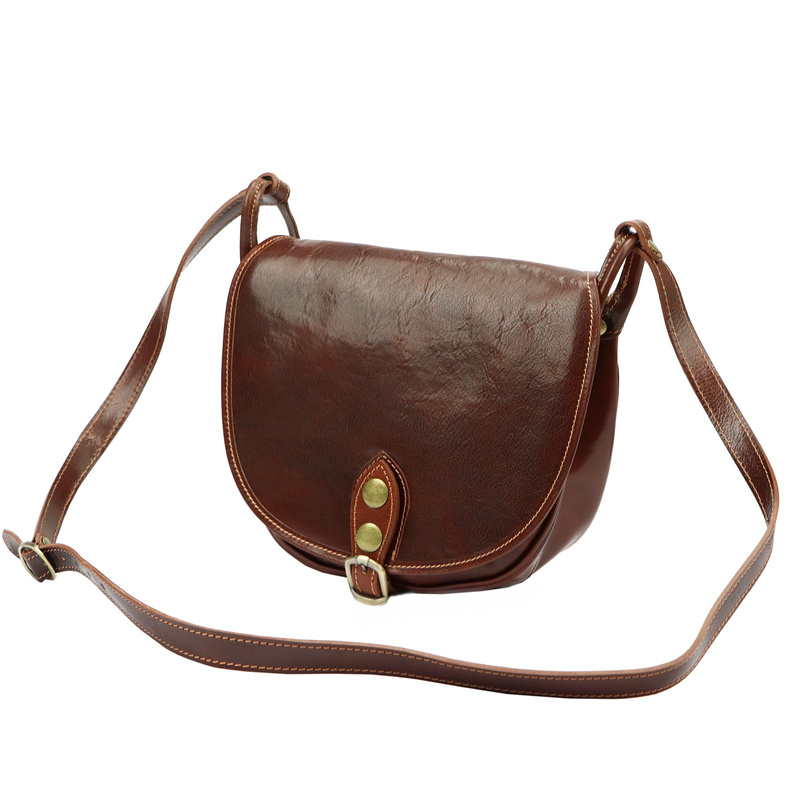 Florence damska listonoszka skóra naturalna torebka na ramię klapa magnes