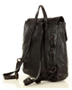 MARCO MAZZINI Miejski plecak skórzany w stylu old look handmade leather czarny
