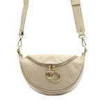 Skórzana stylowa damska listonoszka przez ramię