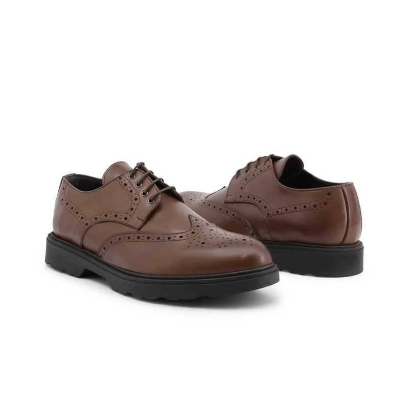 Wizytowe męskie buty półbuty marki Duca di Morrone
