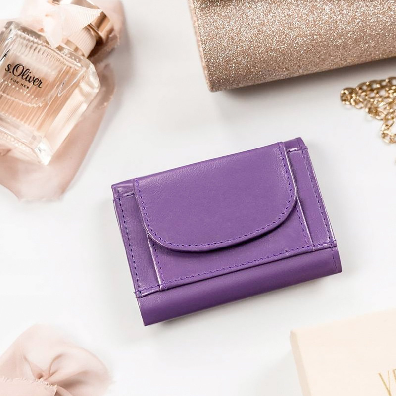 Damski portfel ze skóry ekologicznej Peterson PTN RD-SWZX-86-MCL