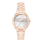 Zegarek TRUSSARDI R2453157503. Kwarcowy, Kolor biały. Kobieta.