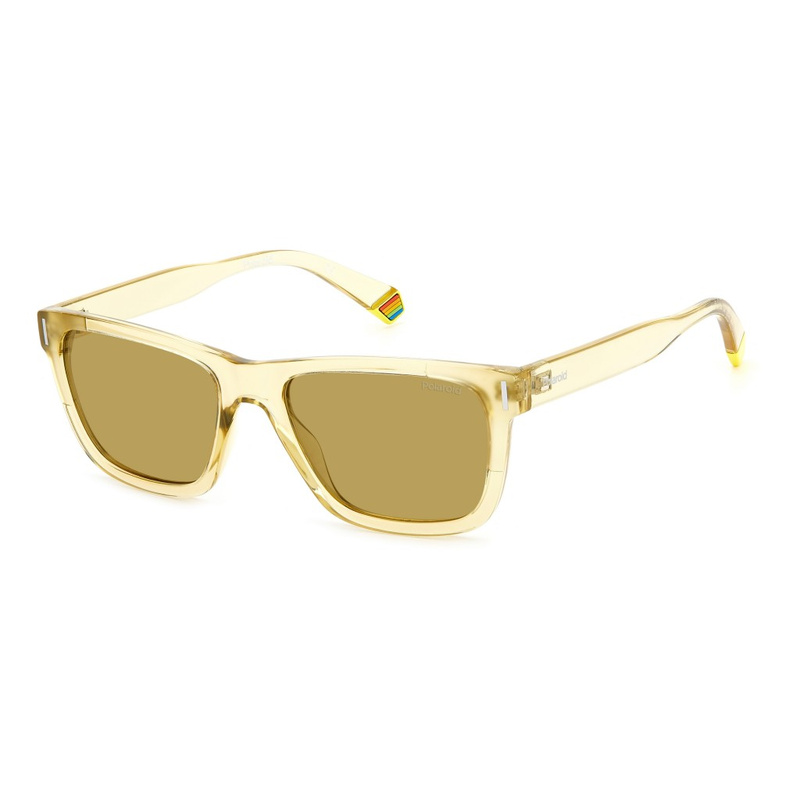 Okulary POLAROID PLD6186S40G. Okulary przeciwsłoneczne, Kolor żółty. Unisex.