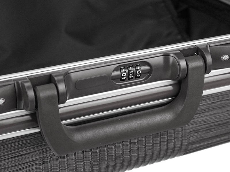 Pierre Cardin trzy podróżne walizki na kółkach zestaw materiał ABS z rączką