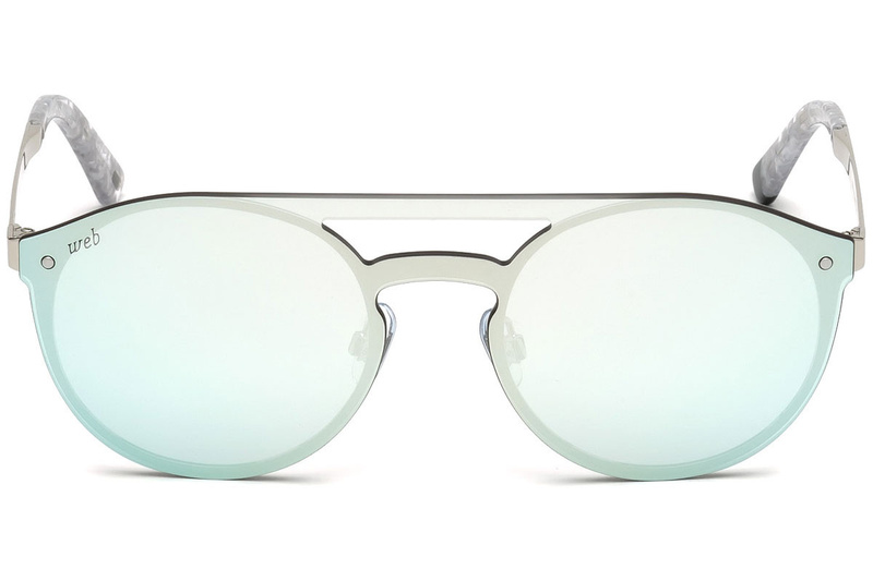 Okulary WEB EYEWEAR WE0182-18C. Okulary przeciwsłoneczne, Kolor szary srebrny havana. Unisex.