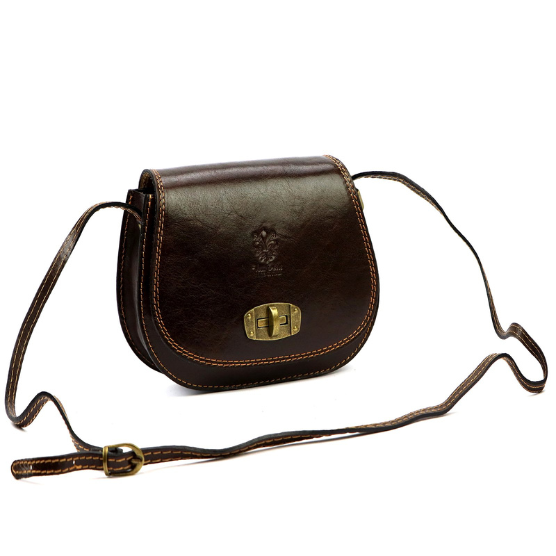 Gregorio Klasyczna damska listonoszka skóra naturalna torebka na ramię