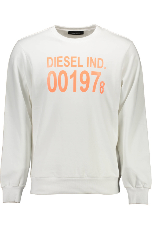 BLUZA MĘSKA DIESEL Z ROZPINANYM NA ZAMEK BIAŁY