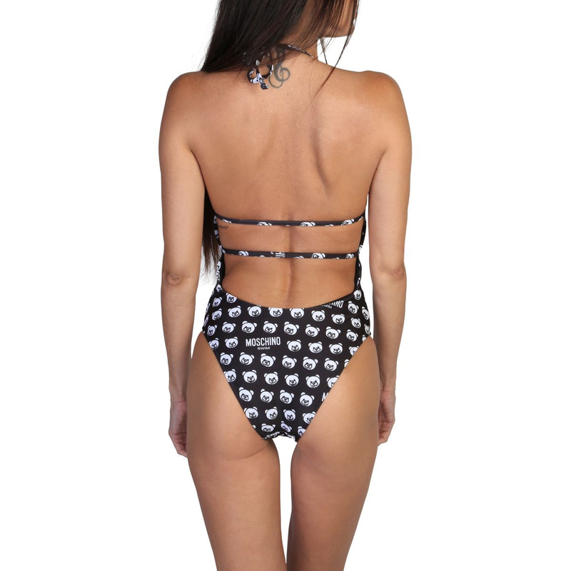 Stroje kąpielowe marki Moschino model A4934-9406. Kolor Czarny, Odzież Damskie. sezon: Wiosna/Lato
