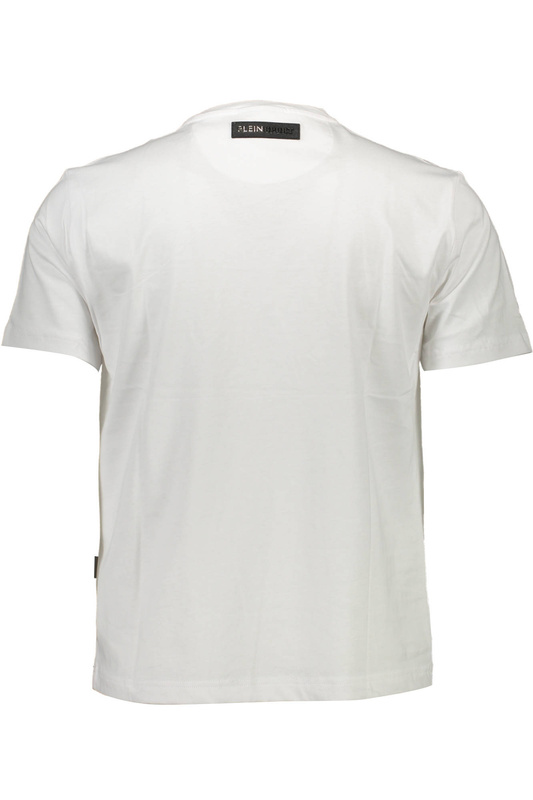 T-SHIRT MĘSKI Z KRÓTKIM RĘKAWEM PLEIN SPORT BIAŁY