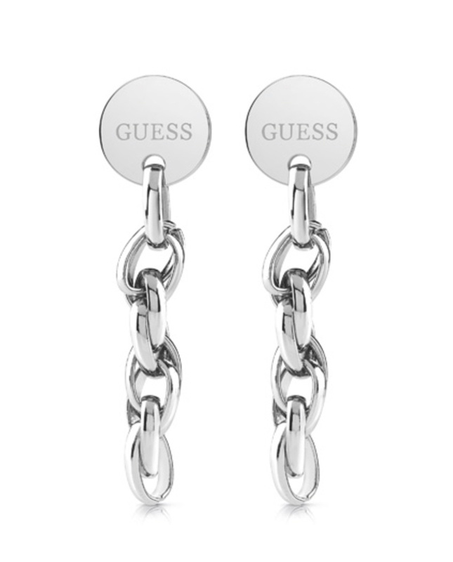 Biżuteria GUESS UBE29034. Kolczyki, Kolor srebrny. Kobieta.