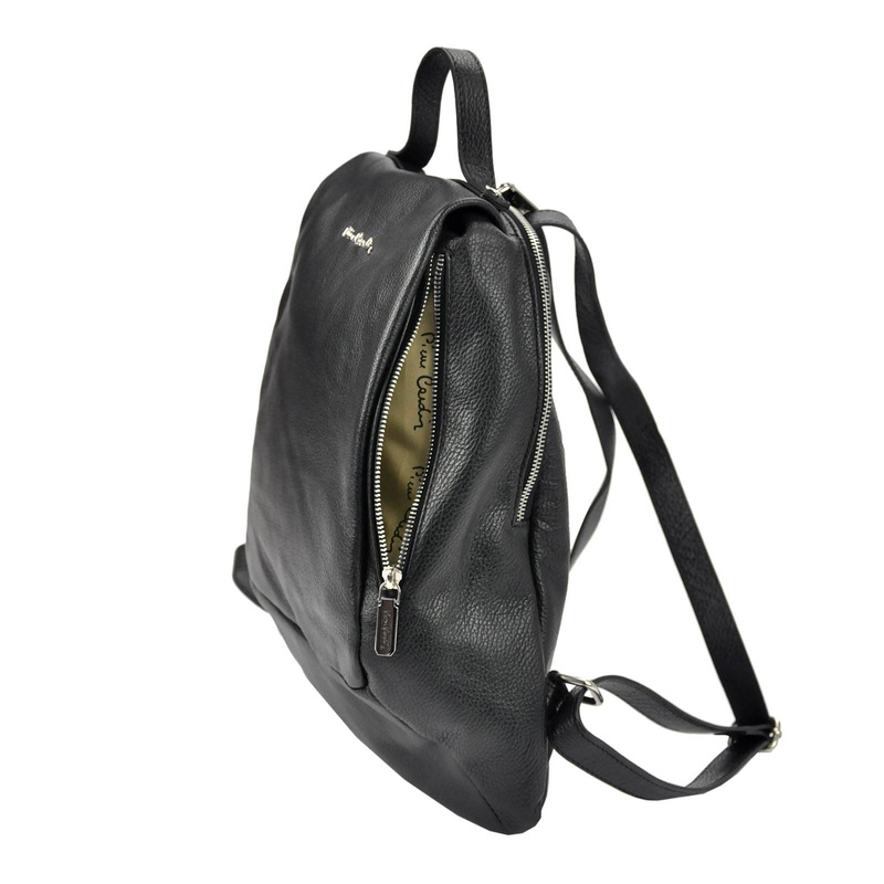 Pierre Cardin damski Skórzany duży plecak miejski duży z kieszeniami